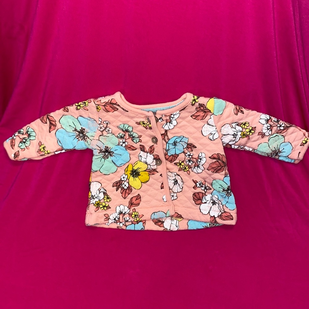 Carters baby girl floral coat